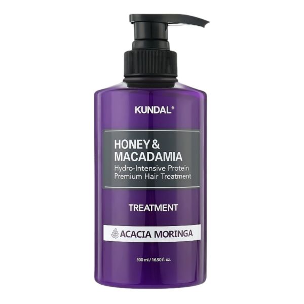 Kundal Honey & Macadamia Protein Hair Treatment Acacia Moringa Кондиціонер для волосся з квітковим ароматом акації та морінги