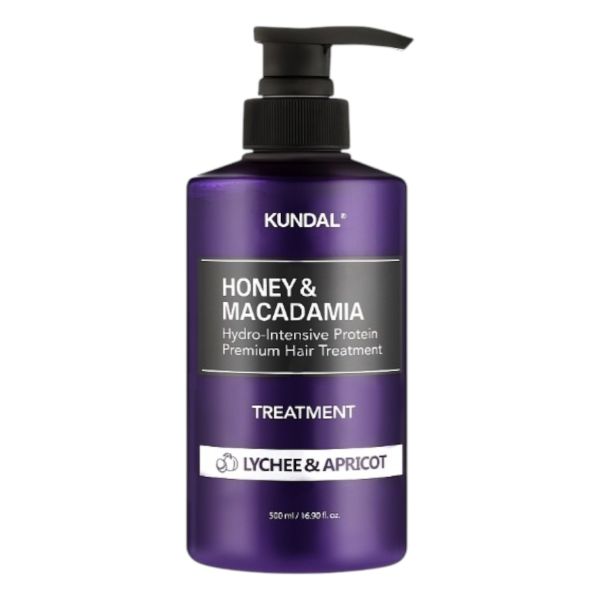 Kundal Honey & Macadamia Protein Hair Treatment Lychee Apricot Кондиціонер для волосся з ароматом соковитого лічі та абрикосу