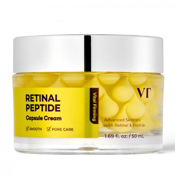 VT COSMETICS Retinal Peptide Capsule Cream Омолоджувальний крем у капсулах із ретиналем та пептидами
