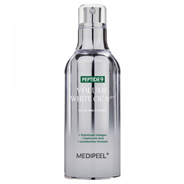 MediPeel Peptide 9 Volume White Cica Essence PRO Охолоджуюча киснева есенція для рівного тону