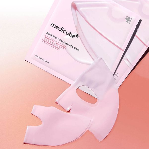 Medicube PDRN Pink Collagen Gel Mask Гидрогелевая маска с ПДРН и коллагеном