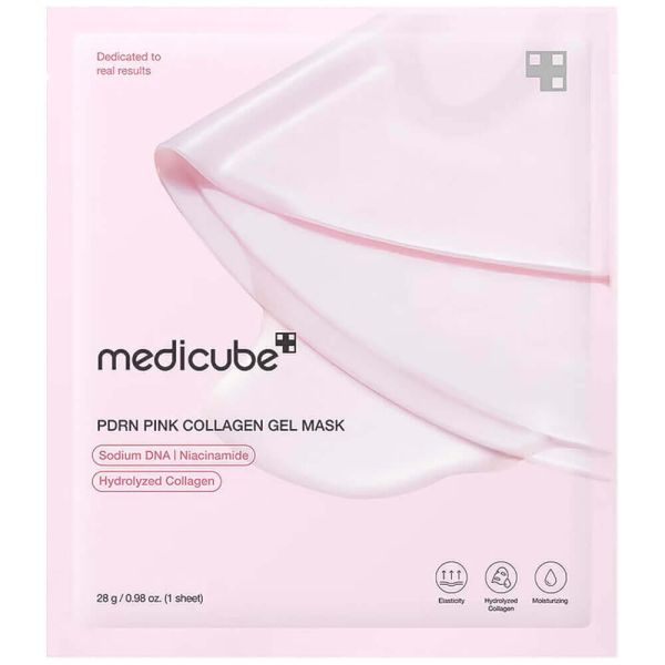 Medicube PDRN Pink Collagen Gel Mask Гидрогелевая маска с ПДРН и коллагеном