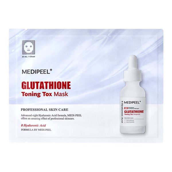 MEDIPEEL Glutathione Toning Tox Mask Відбілююча тонізуюча маска для обличчя