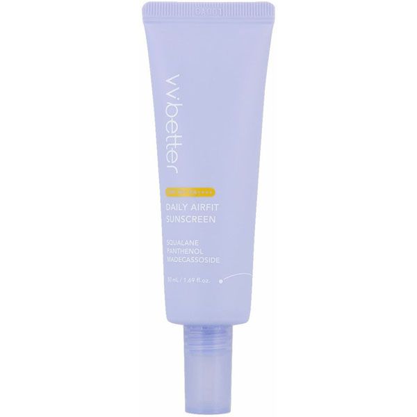 VVbetter Daily Airfit Sunscreen SPF50+ PA++++ Легкий сонцезахисний крем