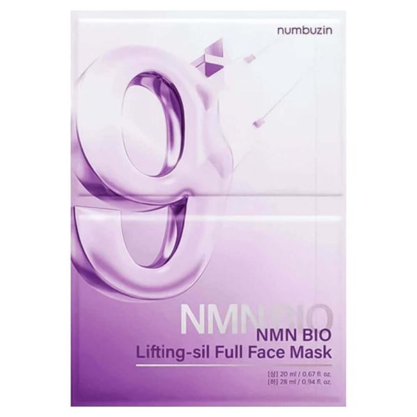 Numbuzin No.9 NAD Bio Lifting Full Cover Facial Mask Тканинна 3D-маска для підтяжки обличчя