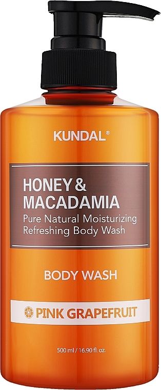 Kundal Honey & Macadamia Body Wash Pink Grapefruit Гель для душу Рожевий грейпфрут