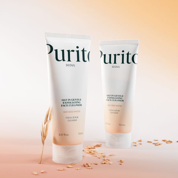 Purito Seoul Oat-in Gentle Exfoliating Face Cleanser Маска-пінка для умивання з часточками вівса