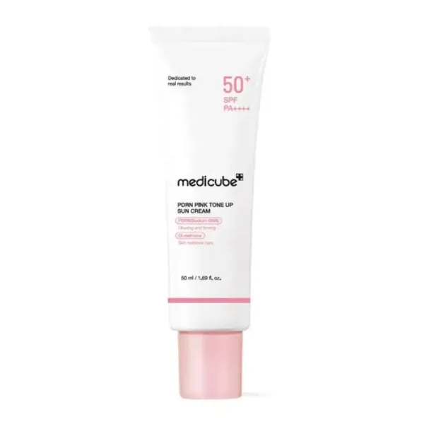 Medicube PDRN Pink Tone Up Sun Cream SPF50+ PA++++ Сонцезахисний тонуючий крем з спф