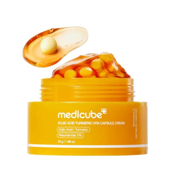 Medicube Kojic Acid Turmeric Vita Capsule Cream Освітлювальний капсульний крем з койєвою кислотою та куркумою