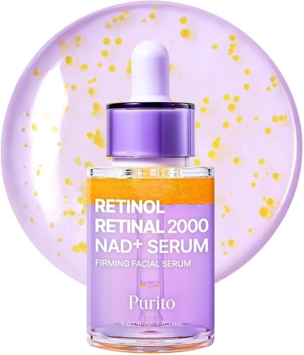 PURITO Seoul Retinol Retinal 2000 NAD+ Serum Сироватка антивікова з ретинолом та ретиналем