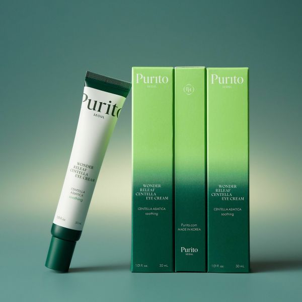 Purito Seoul Wonder Releaf Centella Eye Cream Підтягуючий крем для повік з пептидами та центелою