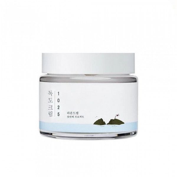 ROUND LAB 1025 Dokdo Light Cream Легкий зволожувальний крем для обличчя з мінералами