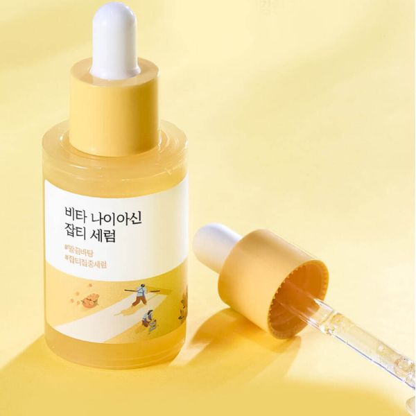 ROUND LAB Vita Niacinamide Dark Spot Serum Осветляющая капсульная сыворотка с ниацинамидом