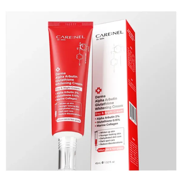 CARENEL Derma Alpha Arbutine Glutathione Whitening Cream Освітлювальний крем для обличчя