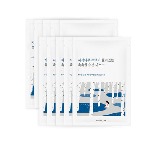 ROUND LAB Birch Juice Moisturizing Mask Sheet Увлажняющая маска для лица