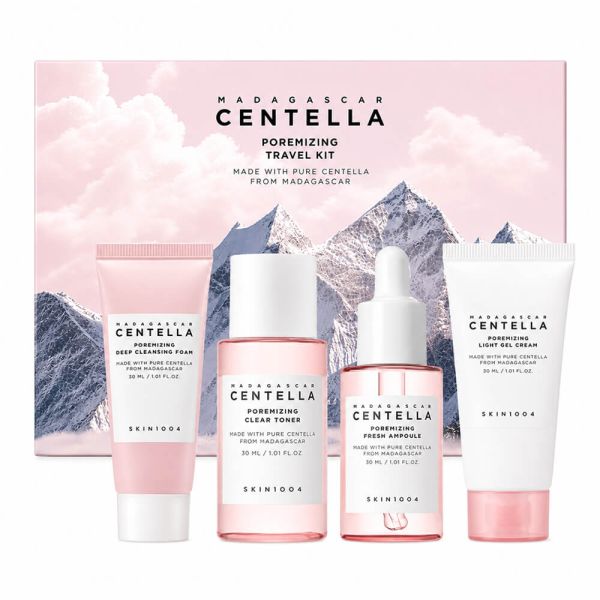 SKIN1004 Madagascar Centella Poremizing Travel Kit Набір мініатюр для звуження пір