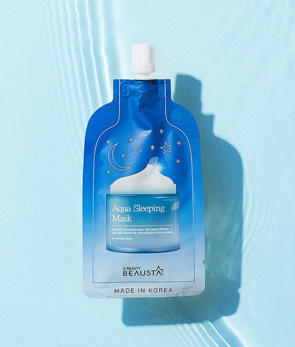 BEAUSTA Aqua Sleeping Mask Нічна зволожувальна маска для обличчя