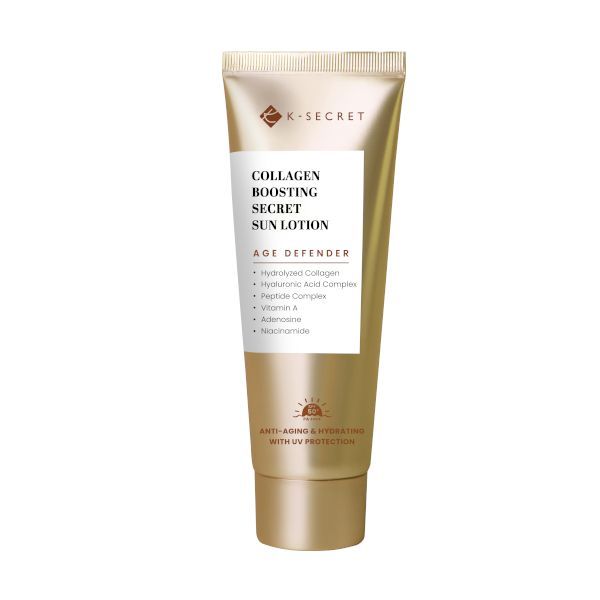 K-SECRET Collagen Boosting Secret Sun Lotion SPF50+ PA++++ Сонцезахисний лосьйон з колагеном
