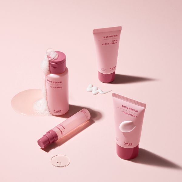 AMOS Professional True Repair Trial Kit Набір мініатюр продуктів для сухого та пошкодженого волосся