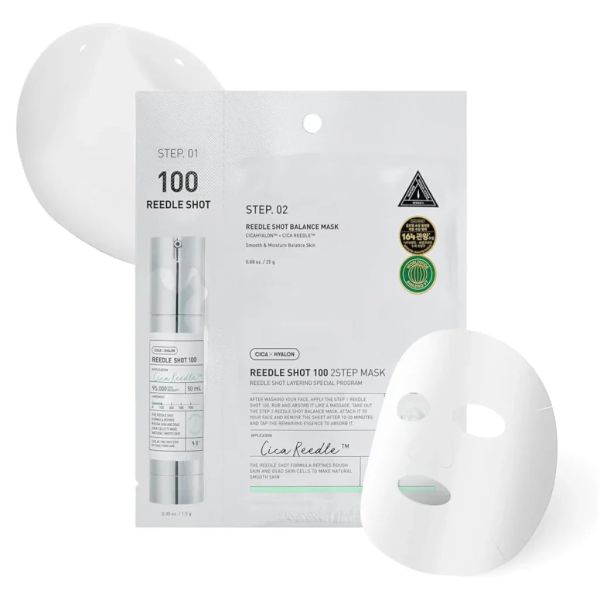 VT Cosmetics Mild Reedle Shot 100 2Step Mask Двоетапна маска для обличчя