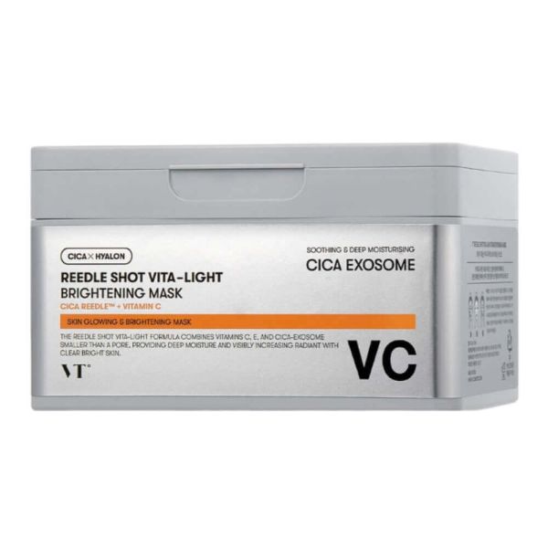 VT  Cosmetics Reedle Shot Vita-Light Brightening Mask Набір освітлювальних тканинних масок із мікроголками