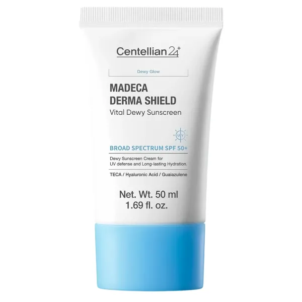 Centellian24 Madeca Derma Shield Safe Moisture Sun Cream  SPF 50+ PA++++ Зволожувальний сонцезахисний крем для обличчя